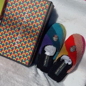 Kurt Geiger Colorful Patterned Slippers